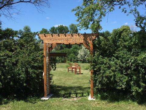 Wells County SCD had many partners including the ND Forest Service in the development of an Eco-Ed Outdoor Learning Center. Photo Credit: Wells County SCD Facebook page